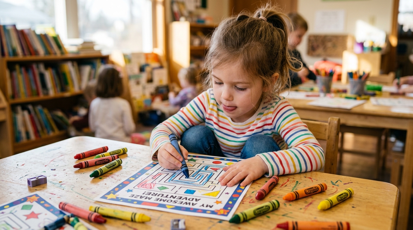 Kind oefent met motoriek spelletjes 5 jaar kopen thuis - DotasToys blog