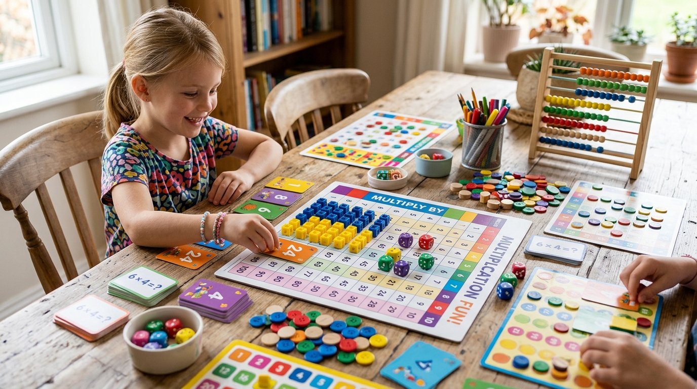 tafels leren 7 jaar spel - praktische tips voor ouders | DotasToys