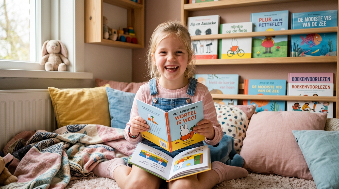 eerste leesspelletjes groep 1 kinderen activiteiten voor kinderen - educatief spelen Kind oefent met eerste leesspelletjes groep 1 kinderen thuis - DotasToys blog