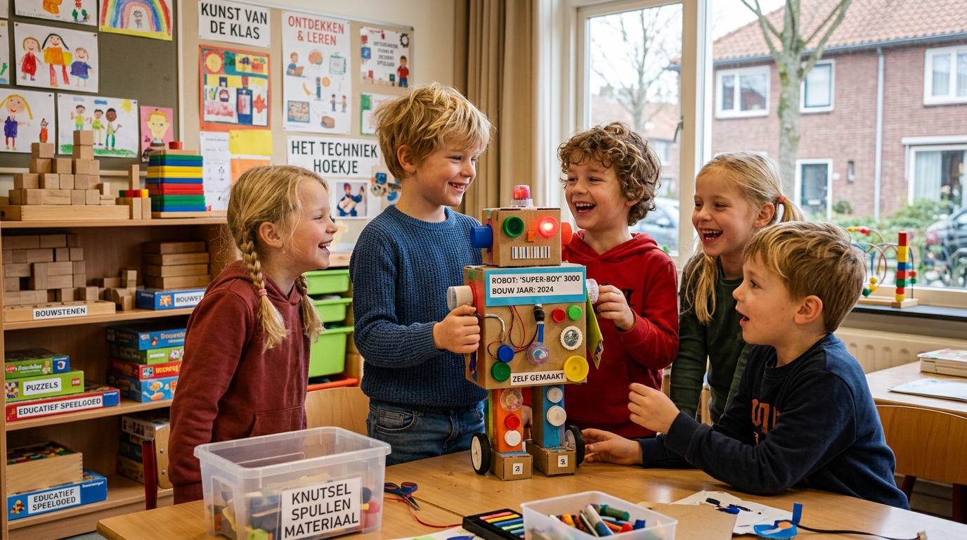 Ouder helpt kind met speelgoed 7 jaar jongen educatief - spelend leren speelgoed 7 jaar jongen educatief - praktische tips voor ouders | DotasToys