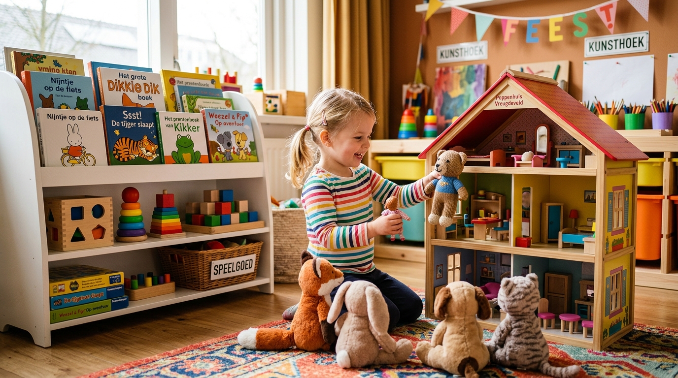 speelgoed peuter 3 jaar ontwikkeling activiteiten voor kinderen - educatief spelen Kind oefent met speelgoed peuter 3 jaar ontwikkeling thuis - DotasToys blog