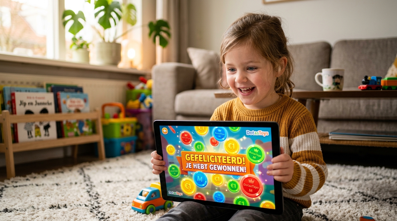 Kind oefent met dotastoys app downloaden gratis thuis - DotasToys blog