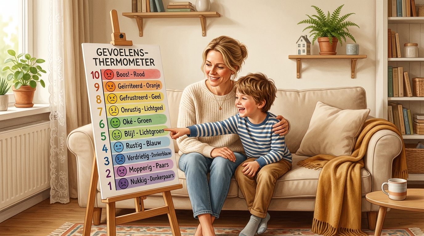 Ouder helpt kind met emoties leren begrijpen spelletjes 5 jaar - spelend leren emoties leren begrijpen spelletjes 5 jaar - praktische tips voor ouders | DotasToys