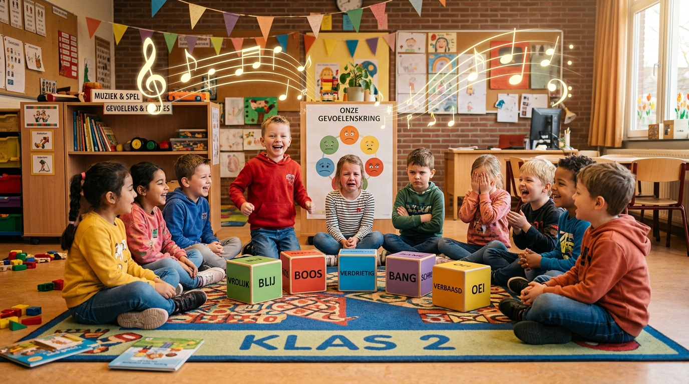 emoties leren begrijpen spelletjes 5 jaar activiteiten voor kinderen - educatief spelen Kind oefent met emoties leren begrijpen spelletjes 5 jaar thuis - DotasToys blog