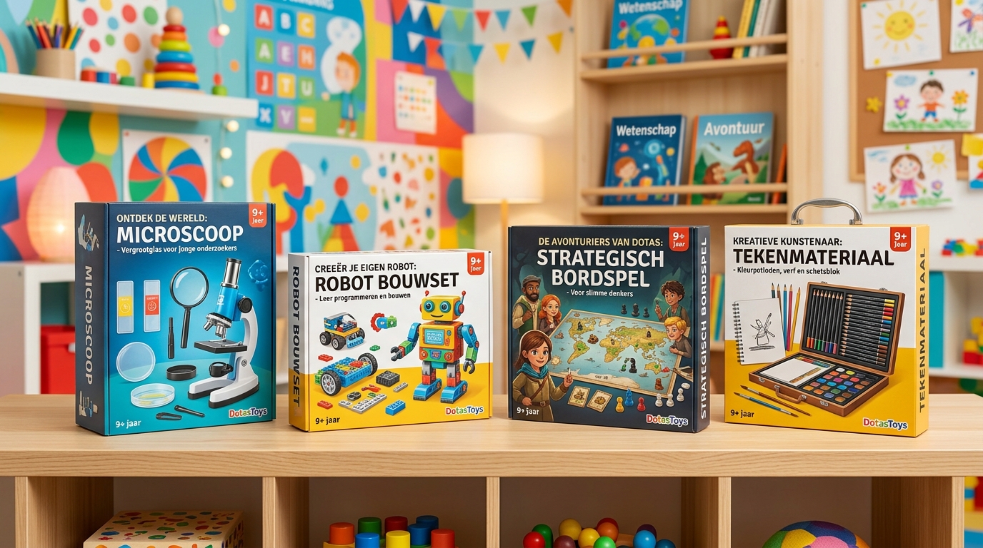 Ouder helpt kind met cadeau 9 jaar educatief speelgoed - spelend leren cadeau 9 jaar educatief speelgoed - praktische tips voor ouders | DotasToys