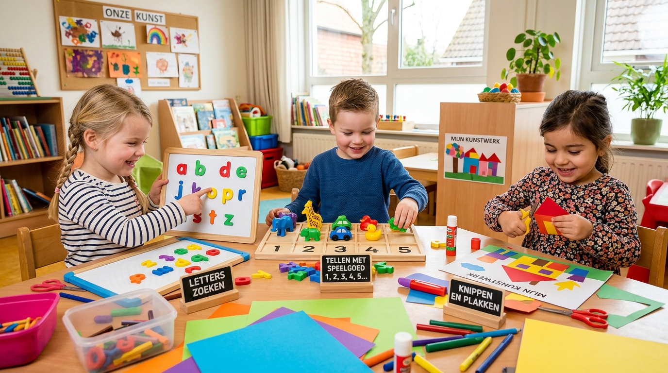 spelend leren thuis 4 jaar activiteiten - praktische tips voor ouders | DotasToys