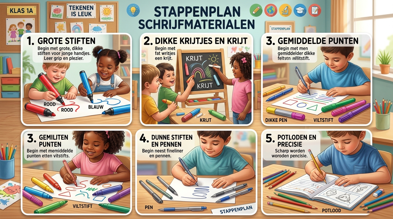 Kind oefent met cijfers schrijven oefenen 5 jarige thuis - DotasToys blog