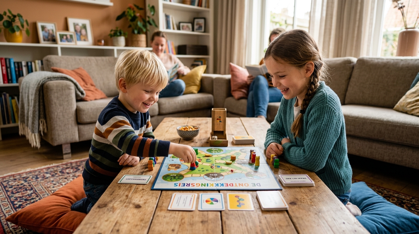 Kind oefent met educatief speelgoed 5 jaar ontwikkeling thuis - DotasToys blog