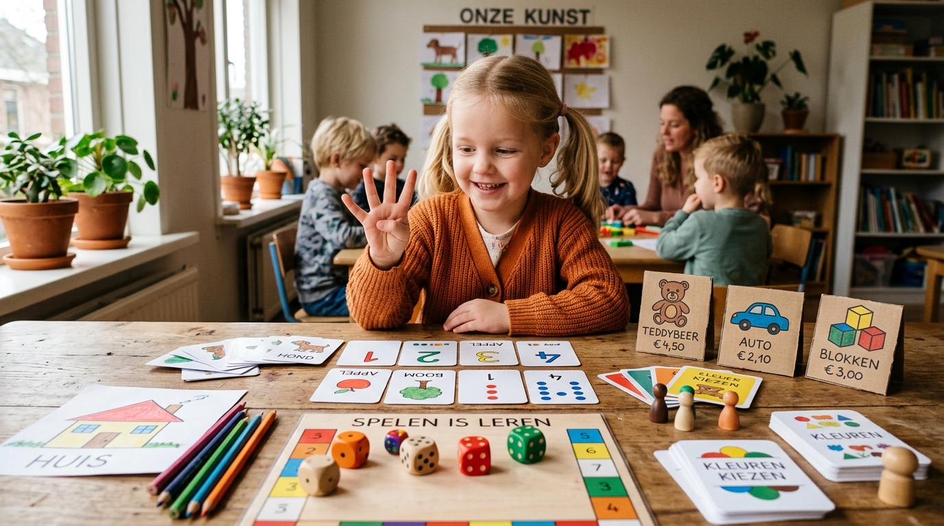 onderwijsspellen kinderen 7 jaar thuis - praktische tips voor ouders | DotasToys