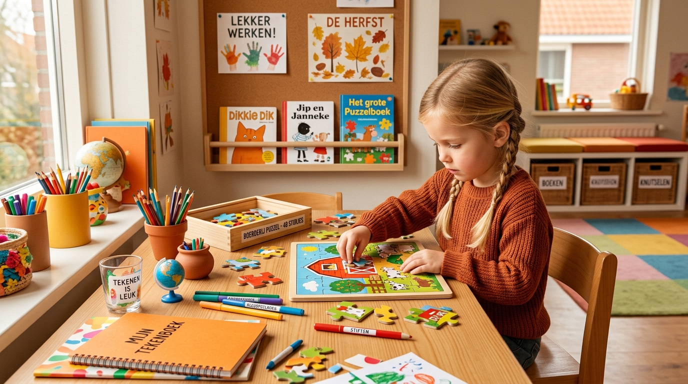 Kind oefent met overstap groep 3 kind voorbereiden thuis - DotasToys blog