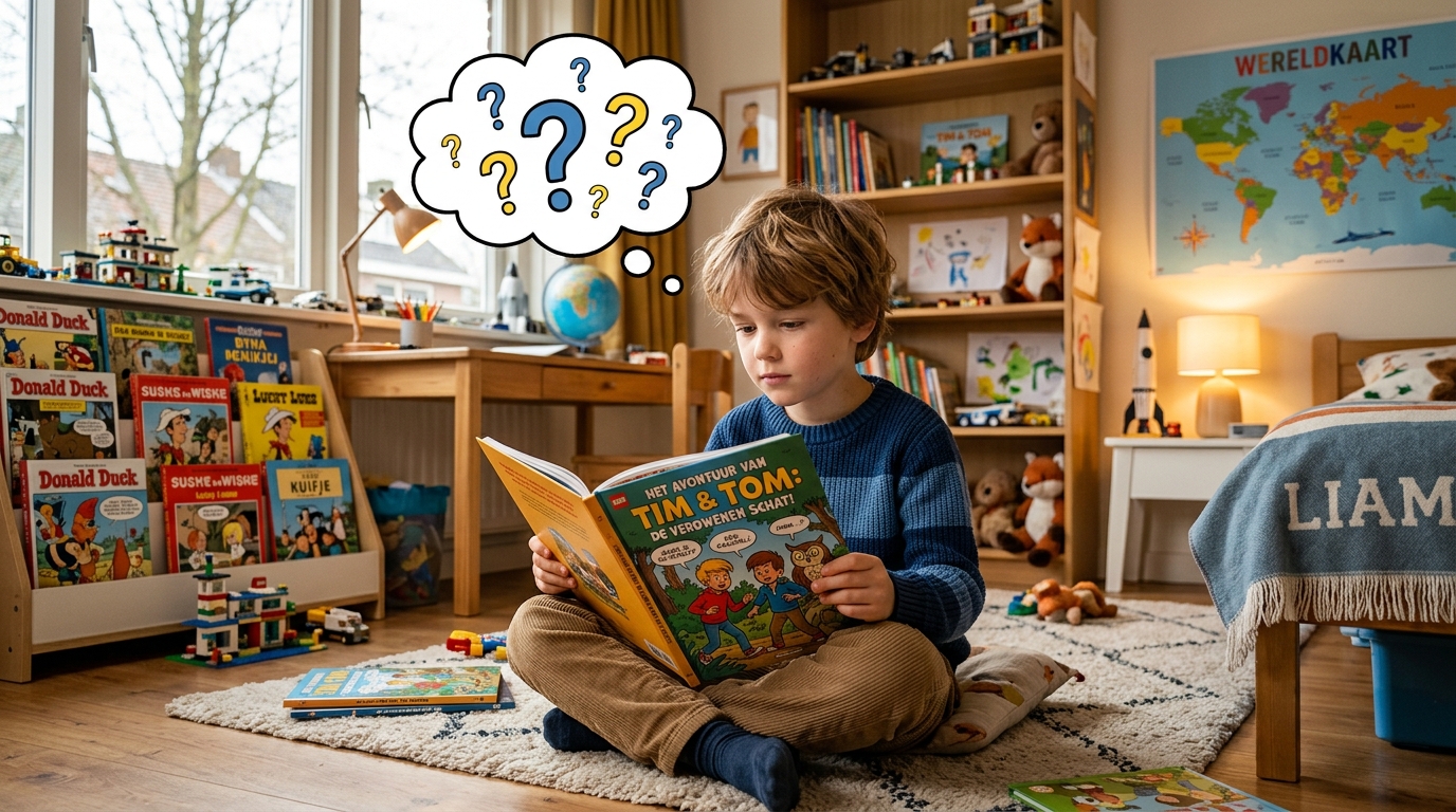 Kind oefent met begrijpend lezen verbeteren spelletjes 8 thuis - DotasToys blog
