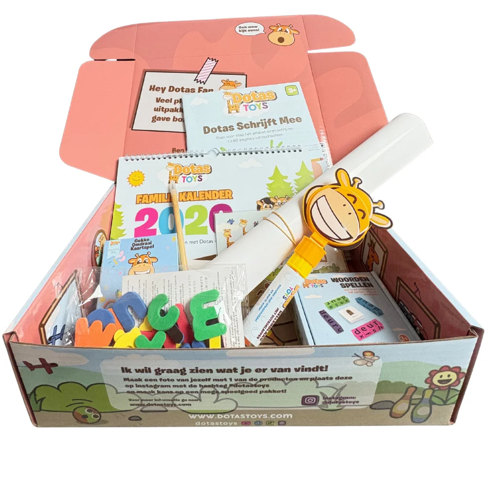 Dotas Taalbox – Leren Lezen & Schrijven voor Kleuters (3-7 jaar)